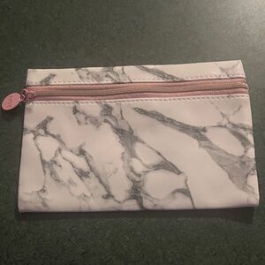 IPSY—Marble Clutch with Pink Zipper—NWOT